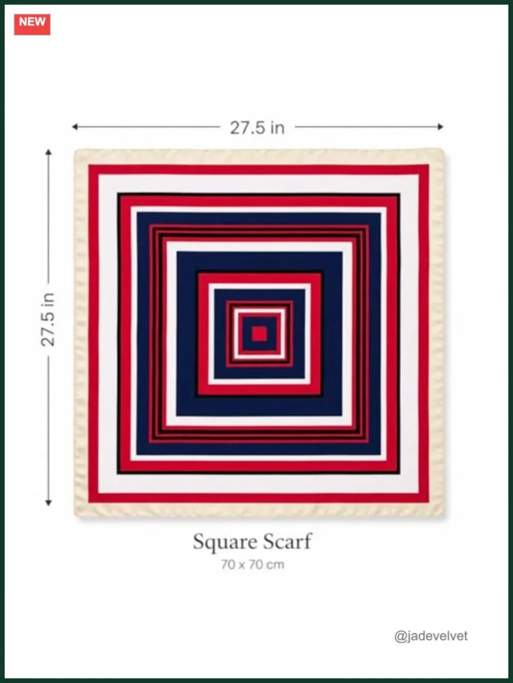 Silky Square Scarf 27.5 Inch Women Hair Neck Scarf Headband Bag Accessory